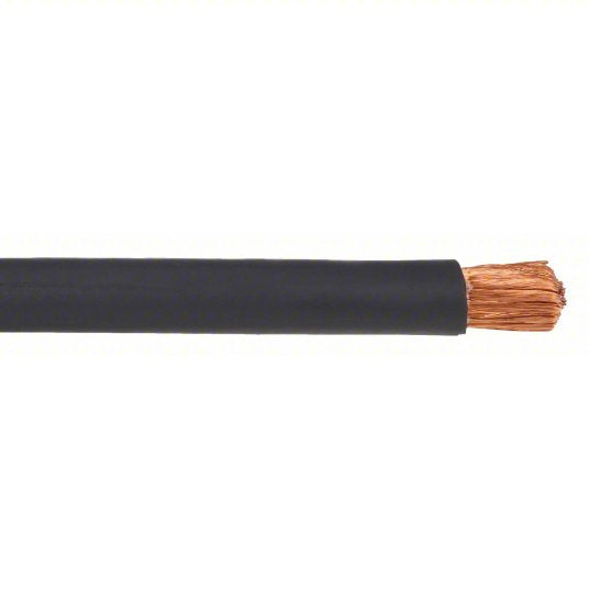 Welding Cable 100% OFC 2/0 AWG 50' Roll - Black
