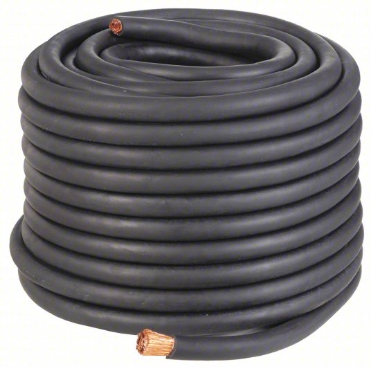 Welding Cable 100% OFC 2/0 AWG 50' Roll - Black