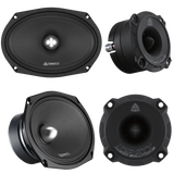 Trinity Audio Dual 6x9 & Neo Super Tweeter Combo